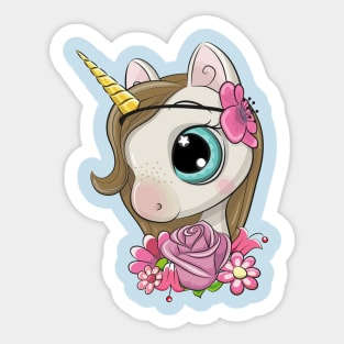 Cute Unicorn Sticker